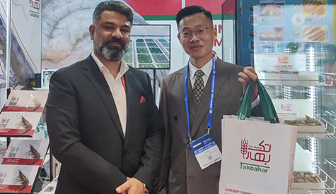 Encontro com cliente na China Seafood And Fisheries Expo 2023